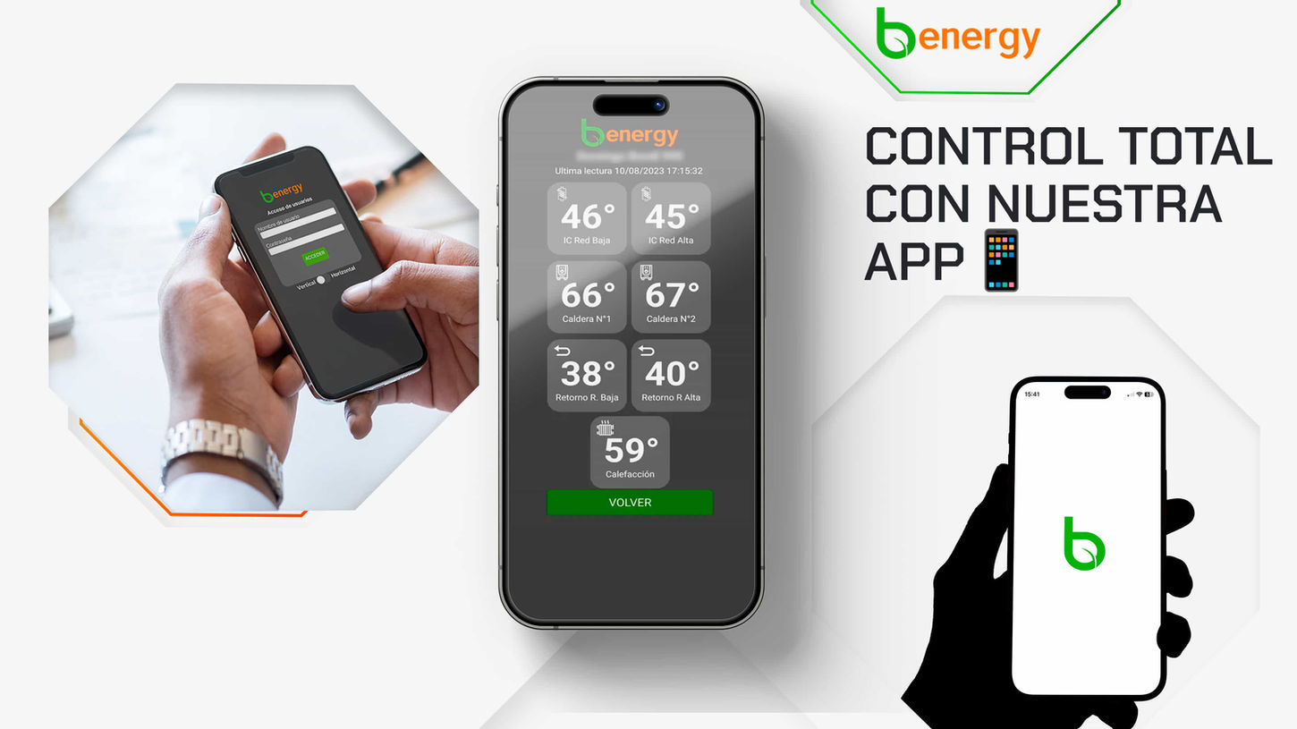 Ten el control total de tu sala de calderas y sala de bombas con benergy