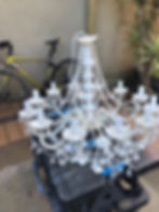 Chandelier before