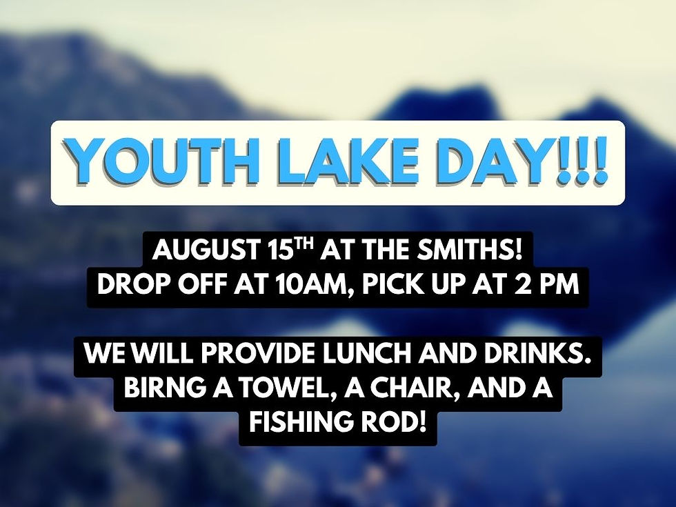 Youth Lake Day