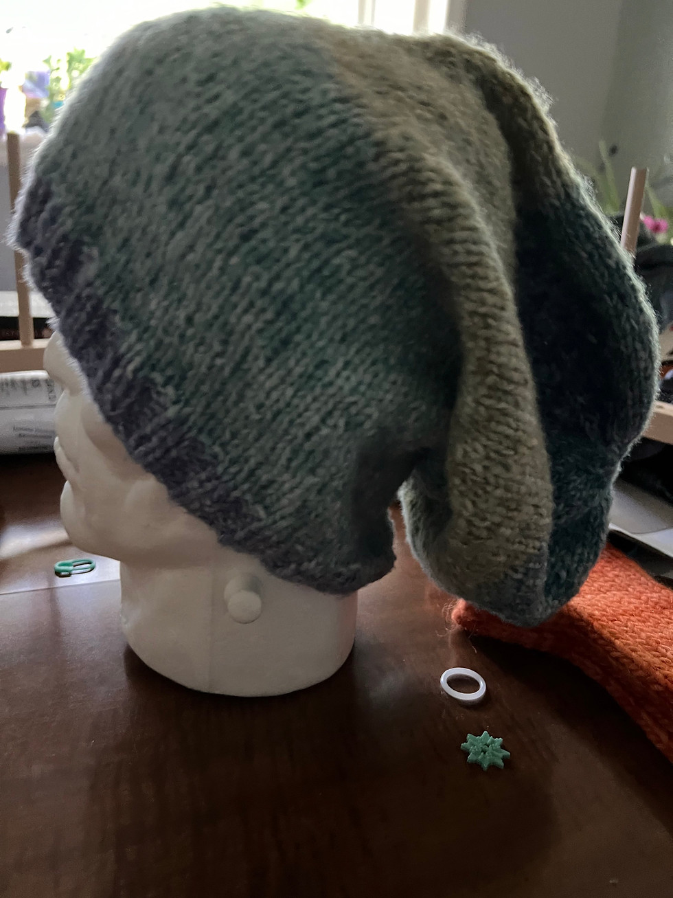 Thumbnail: Slouchy hat posed on a Halloween prop