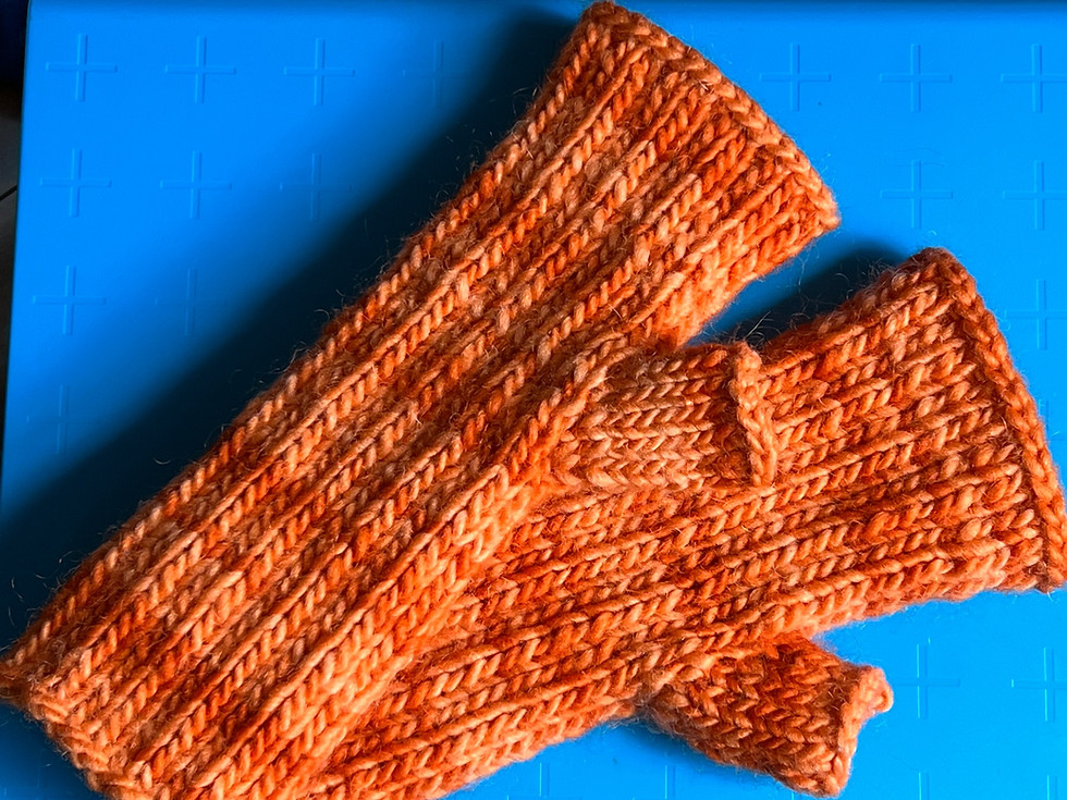 Thumbnail: Orange Mitts