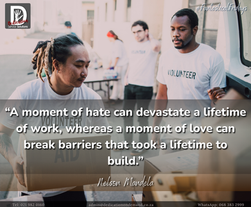 A single moment of love possesses the potential to heal, bridge divides, and forge a world rooted in justice and compassion. #fantasticalfriday #dedication