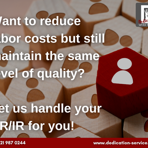 For the best HR/IR outsourcing solutions just give us a call!