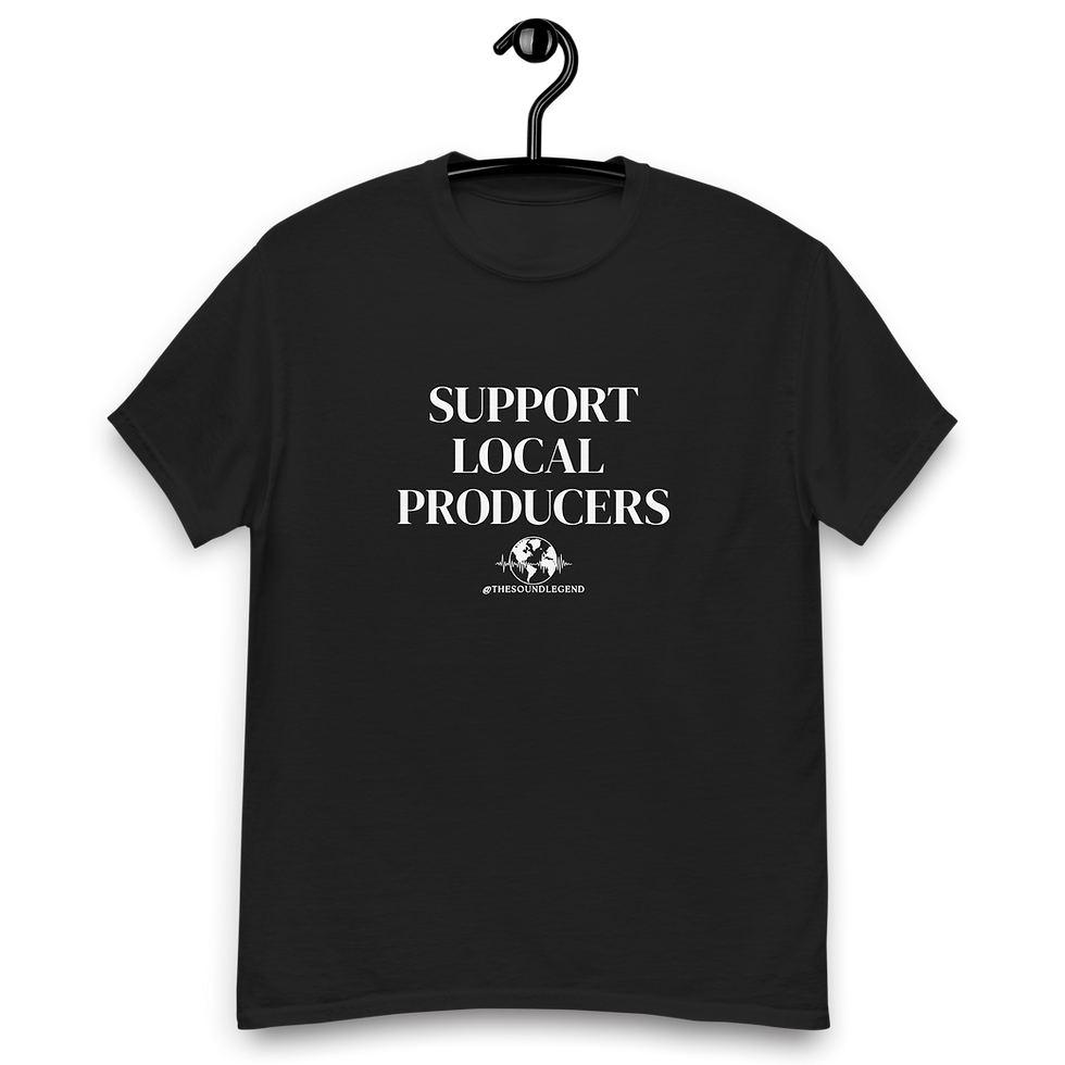 Support Local Producers | White font | Unisex Classic Tee