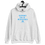 Thumbnail: Support Local Businesses | Light Blue font | Unisex Hoodie