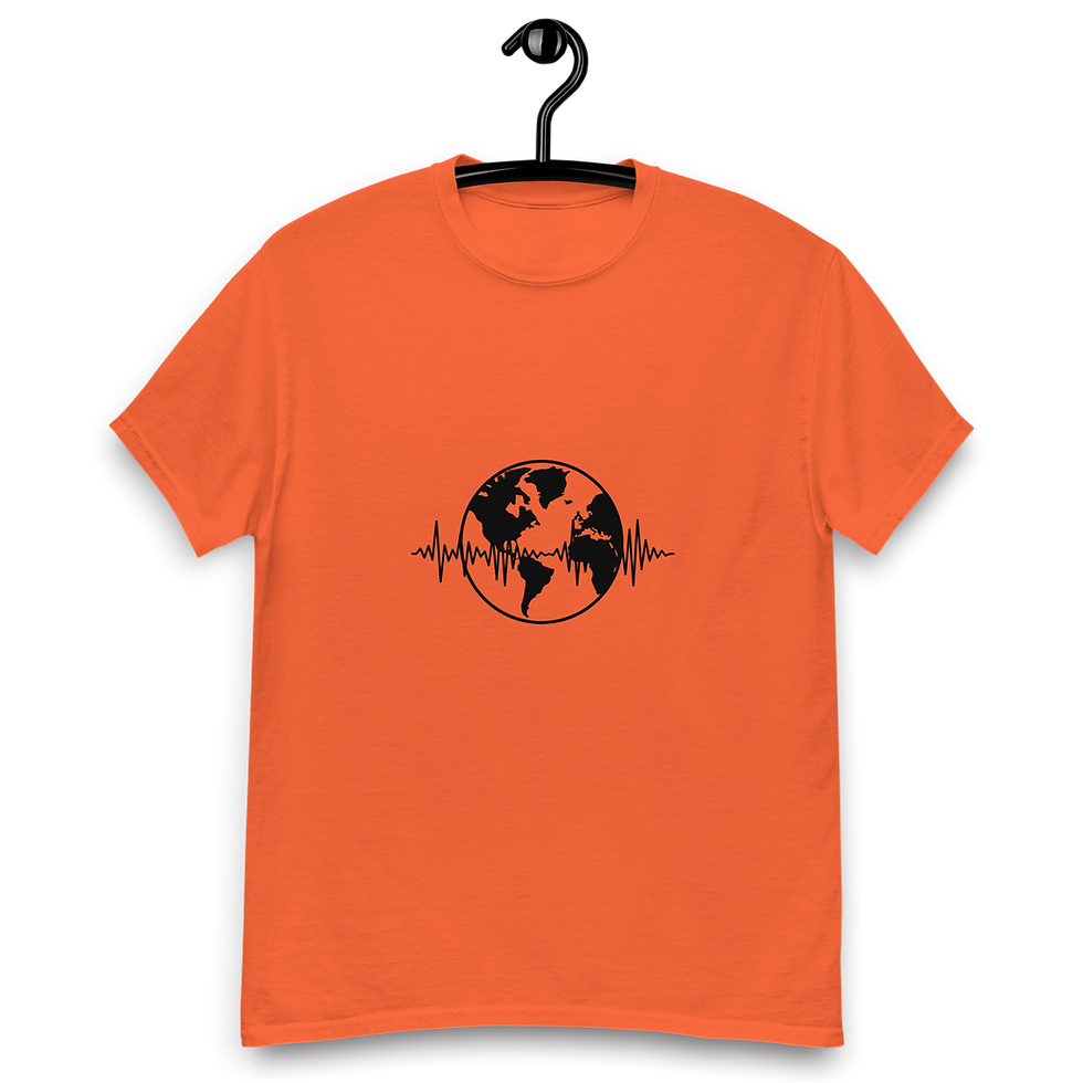 Thumbnail: Icon + Telling Stories Through Music | Black Font | Unisex classic tee