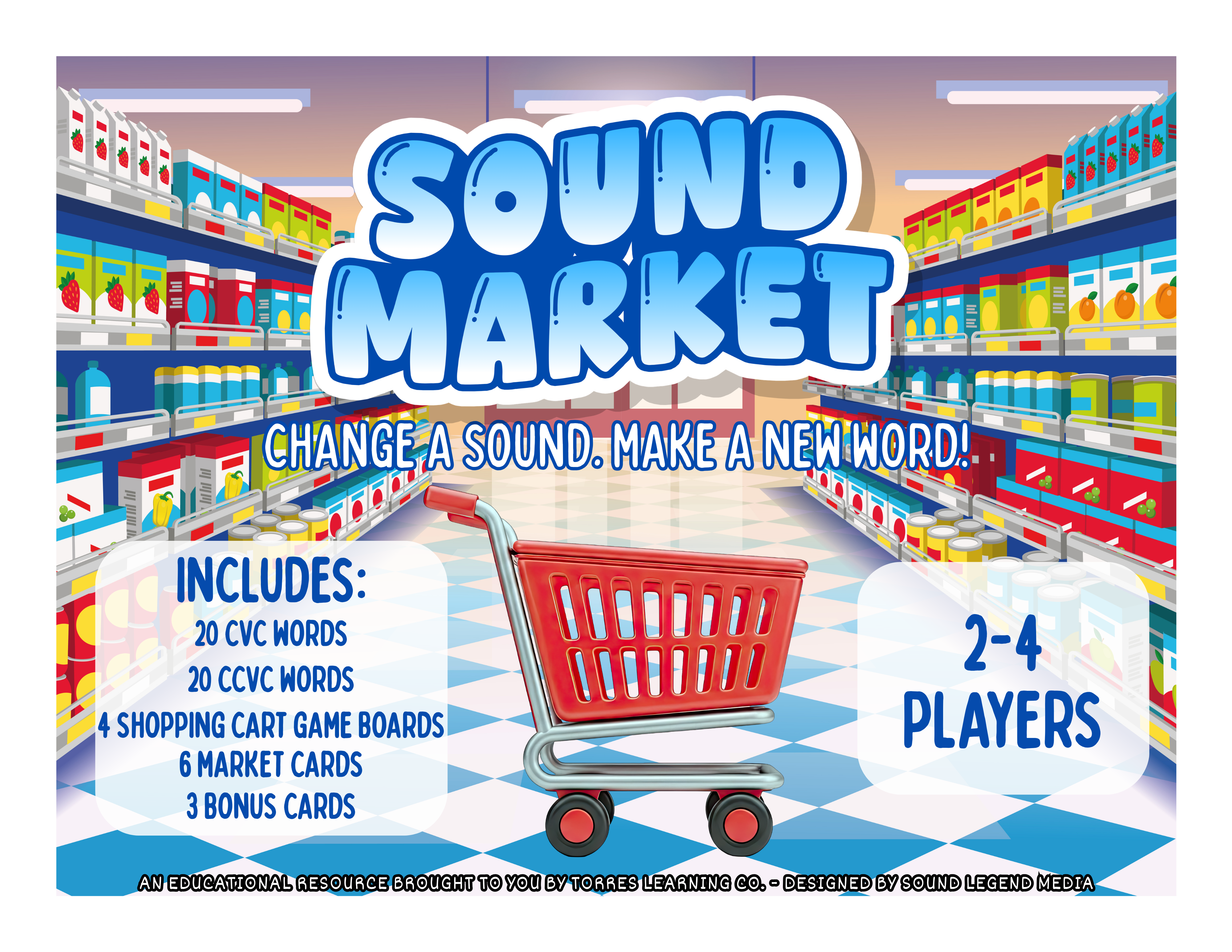 Sound Market | Word Manipulation Game (Digital)
