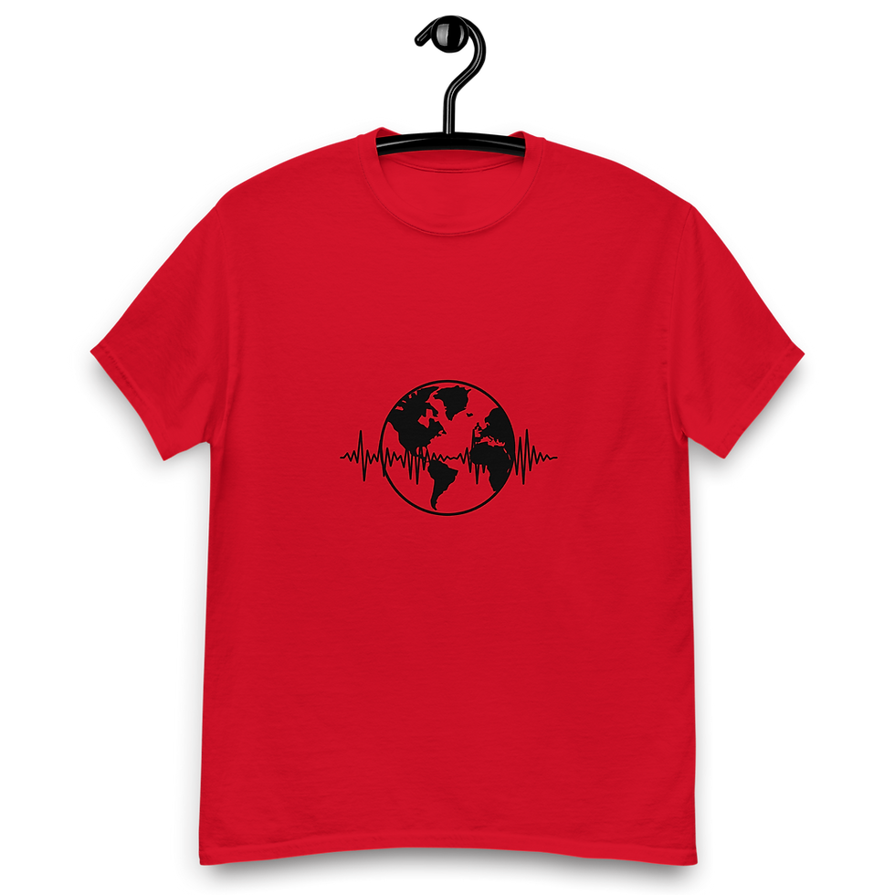 Миниатюра: Icon + Telling Stories Through Music | Black Font | Unisex classic tee