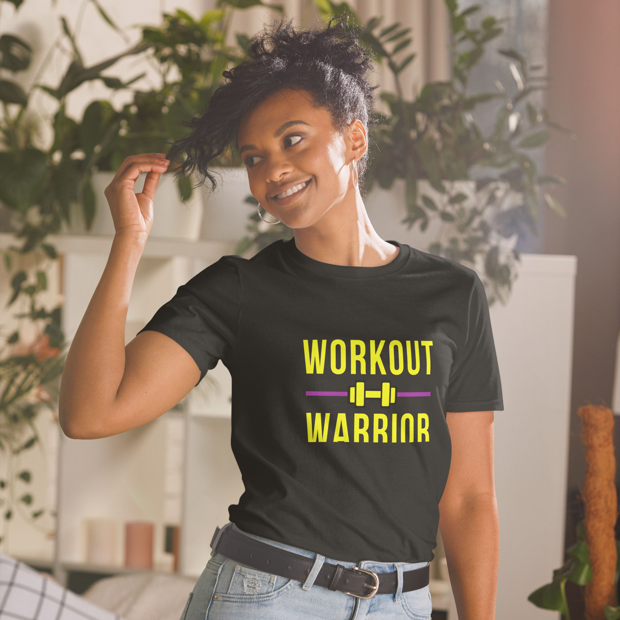 Workout Warrior Short-Sleeve Unisex T-Shirt Clayton County