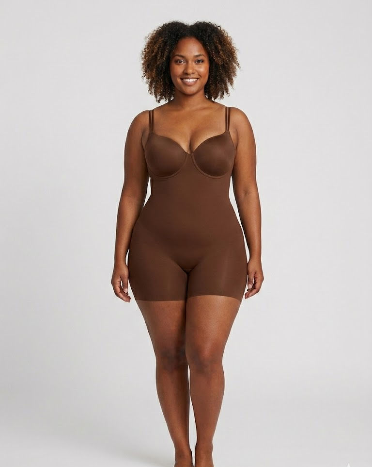Cup Mid-High Bodysuit