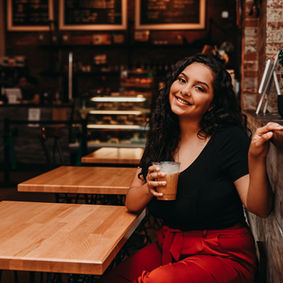 High School Senior Coffee Shop & Downtown Session | NEPA Pocono & Lehigh Valley Photographer 