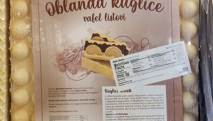 Favorit Oblanda Kuglice Wafer 