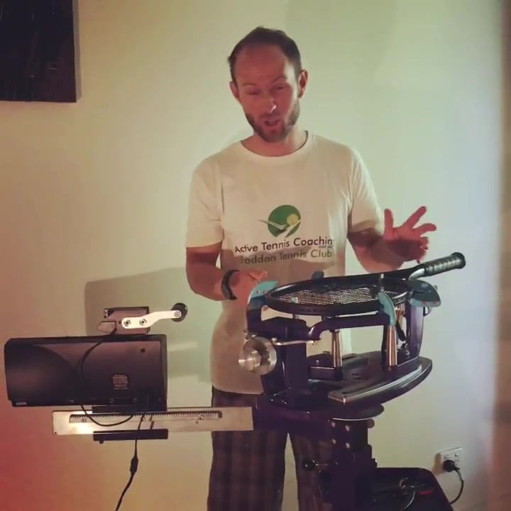 Thumbnail: Best Tennis racket restringing Canberra Video from Myles Emery, professional tennis coach