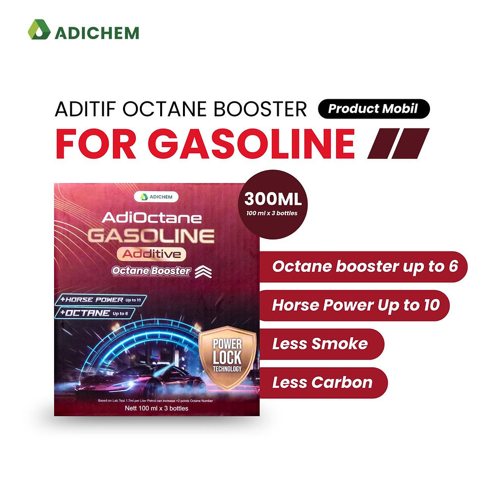 Thumbnail: Adichem - AdiOctane Gasoline Additive Octane Booster for Car Engine (Isi 100mlx3