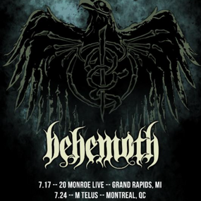 LAMB OF GOD Announces Select Headline Tour Dates with Support from BEHEMOTH