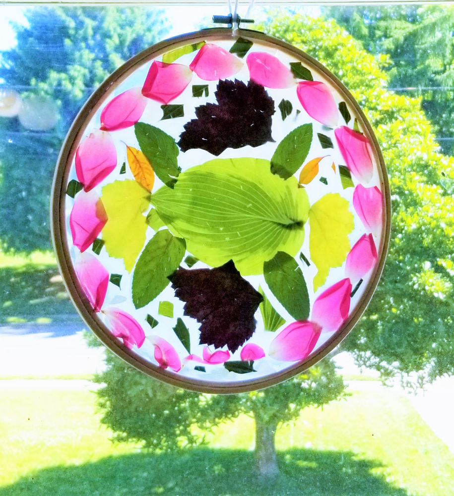 Embroidery Hoop Suncatcher