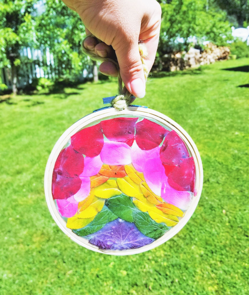 Embroidery Hoop Suncatcher