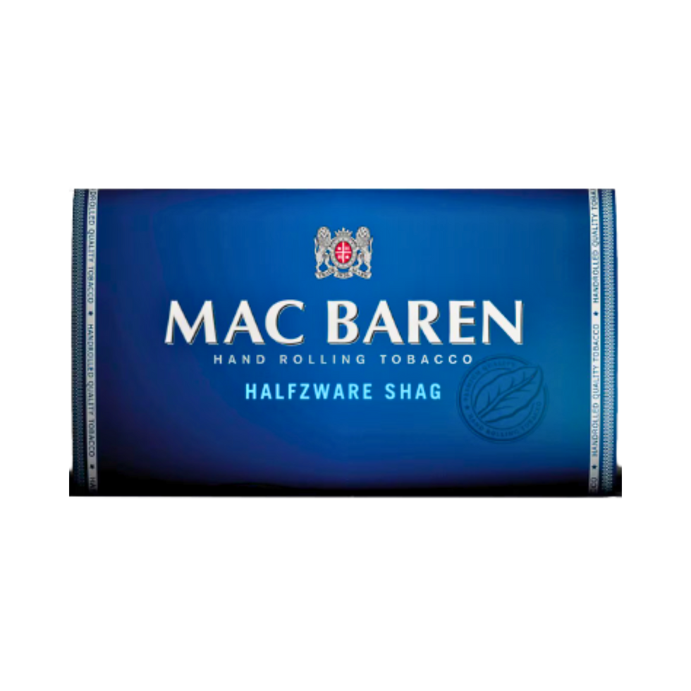 Tutun Mac Baren Halfzware Shag 30g, tutun pentru rulat din Virginia, tarie medie spre tare