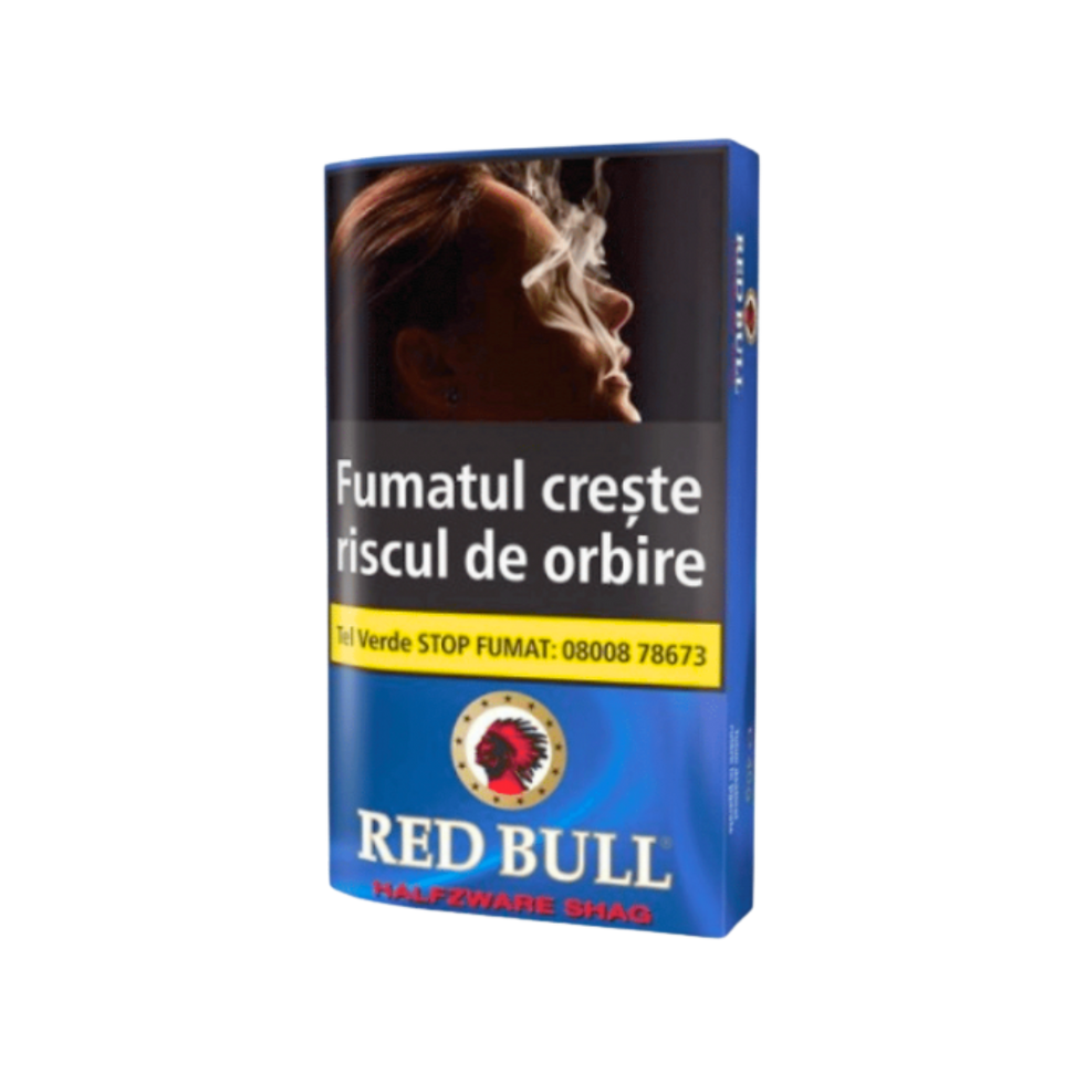 Tutun Red Bull Halfzware Shag 30g, tutun pentru rulat din Kentucky aromatic