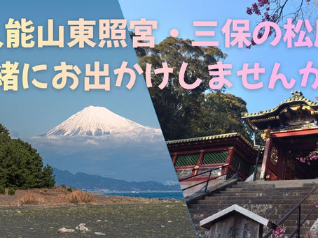 久能山東照宮と三保の松原に行こう!