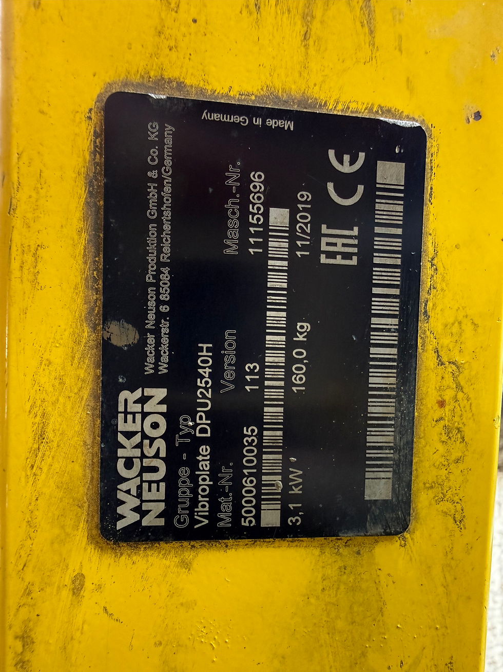 Thumbnail: 2019 - Wacker Neuson F/R Plate