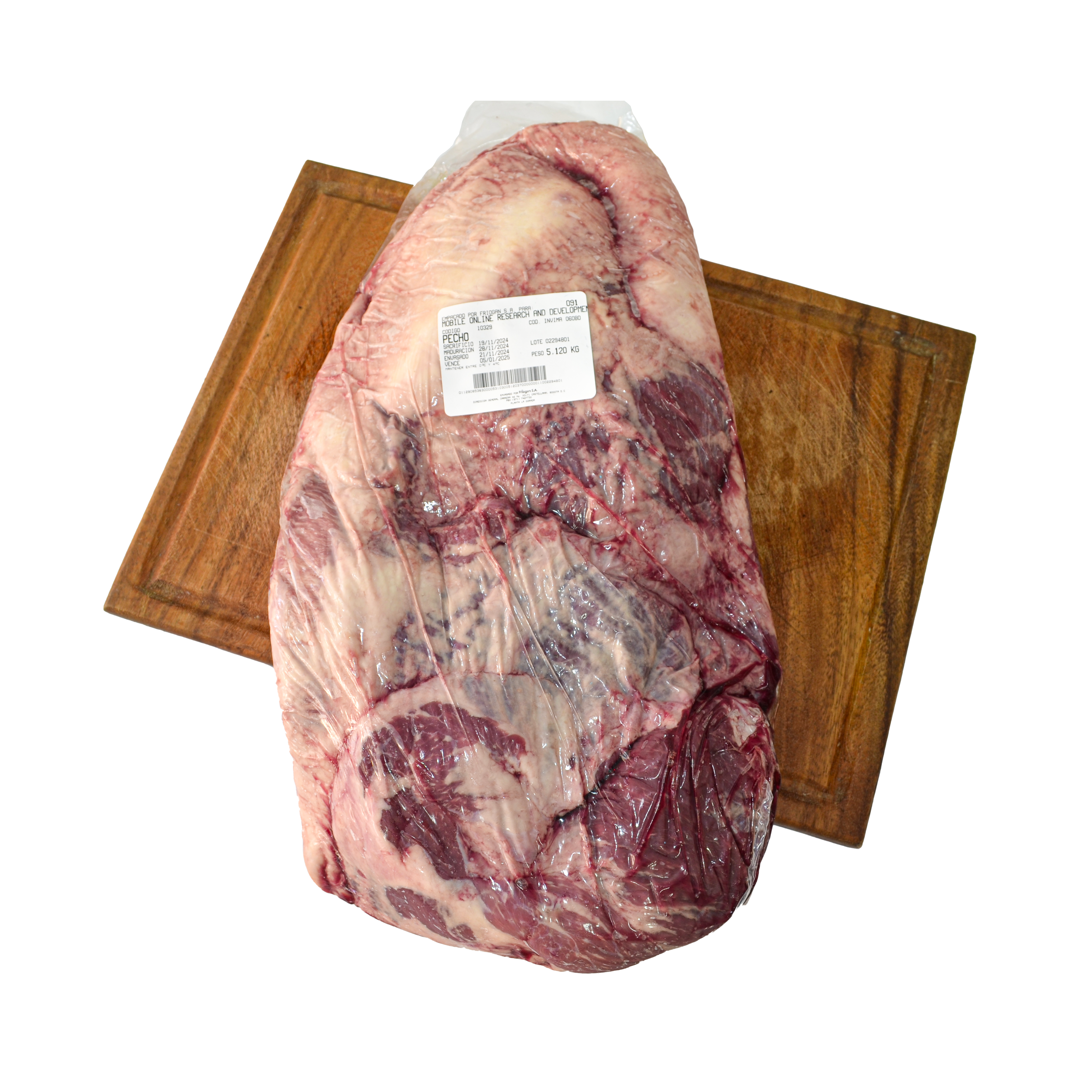 Pecho - Distribución - 1000 gr - RES - Corte para sancocho