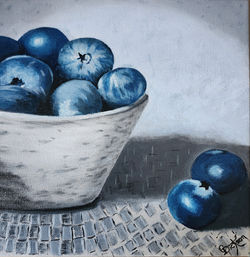 Bowl of Blueberries