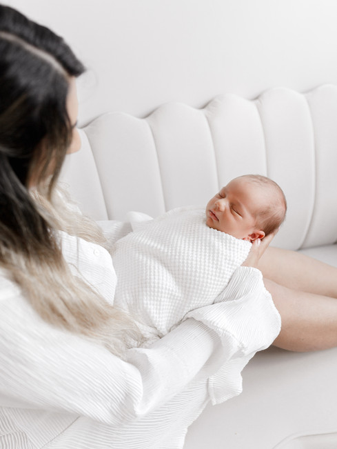 In home newborn session plus pooch! Colchester, Essex