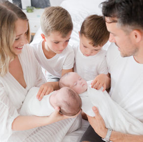 Double the love | Twin in-home newborn session