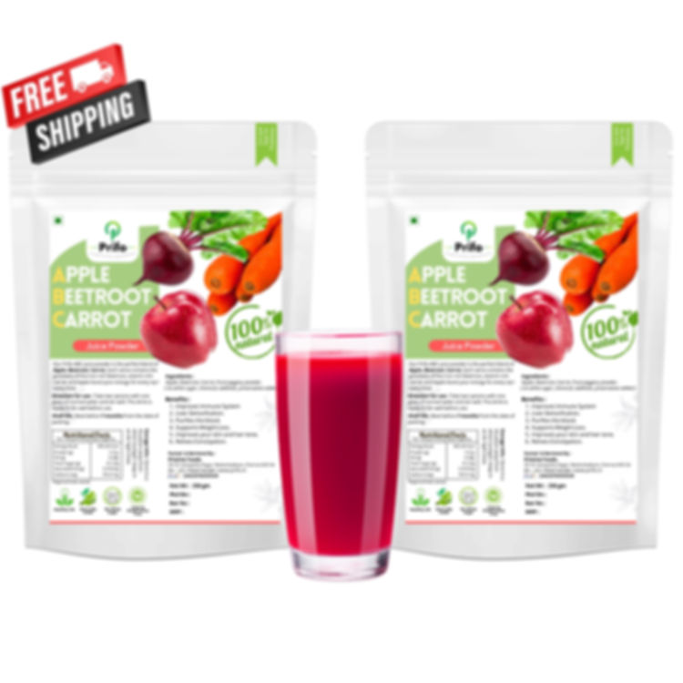 Prifo ABC Juice Powder - Apple Beetroot Carrot Juice 500g | Pack of 2