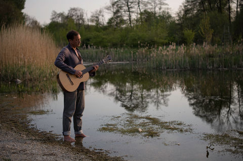 Moshe Halperin - singer songwriter and co founder of Medicine festival