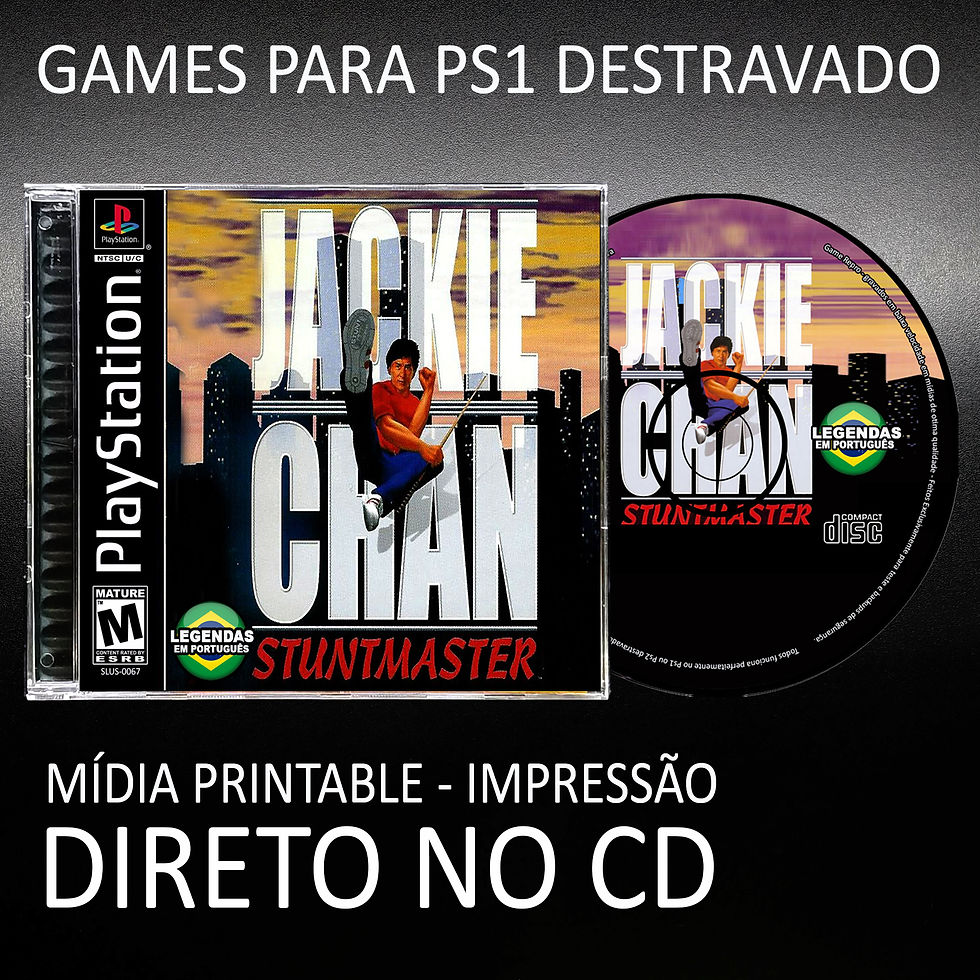 Miniatura: JackieChan -Mídia Preta - Repro Playstation 1 - PSX / PS1 Patch ByXGAMELIVE
