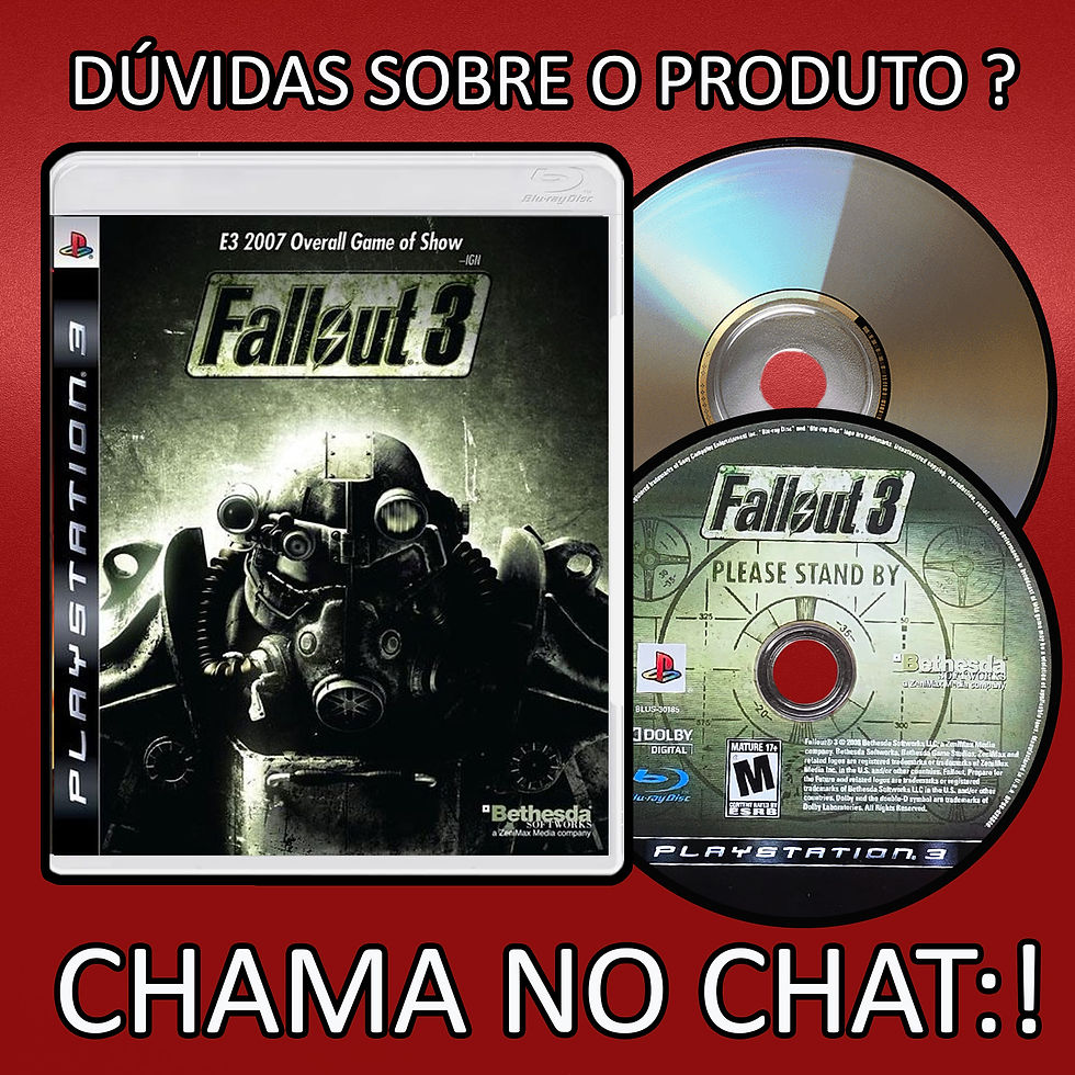 Fallout 3 - Ps3 Dvd Original By XGAMELIVE