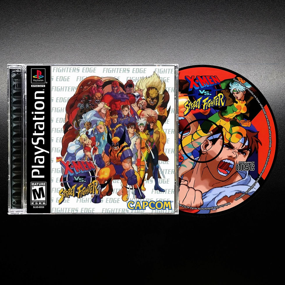 Miniatura: X-Men vs Street Fighter -Mídia Preta - Repro Playstation 1 PSX PS1 By XGAMELIVE