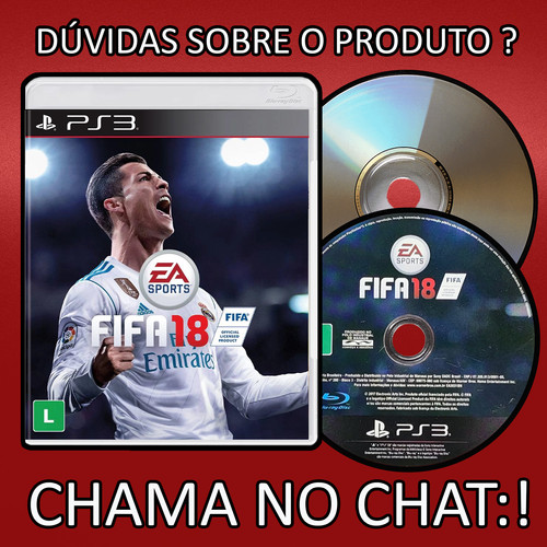 Fifa 18 - Futebol PS3 DVD Original By XGAMELIVE | XGAMELIVE