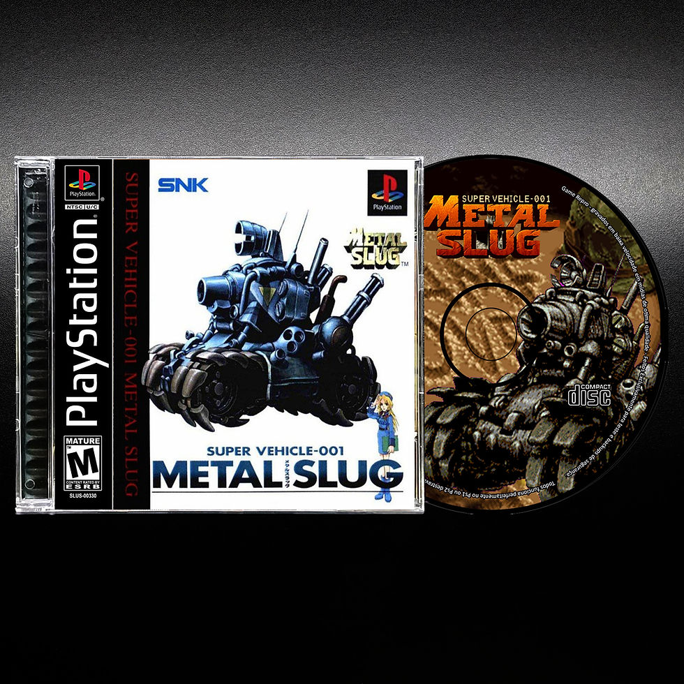 Miniatura: Metal Slug 1 - Mídia Preta - Repro Playstation 1 Ps1 / PSX Patch By XGAMELIVE
