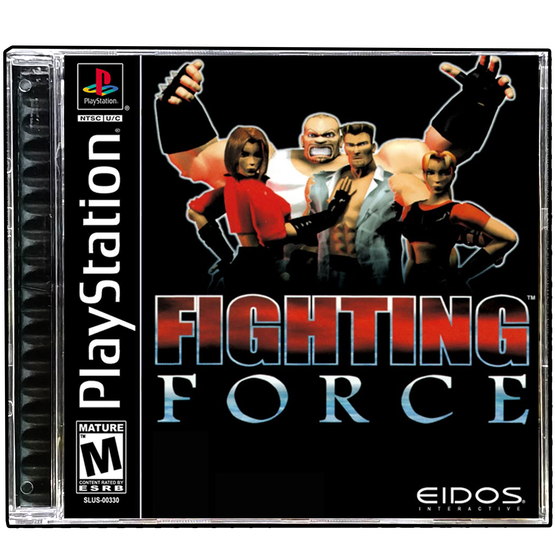 Fighting Force -Mídia Preta - Repro Playstation 1 PSX PS1 By XGAMELIVE