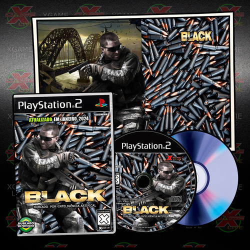 BLACK Dublado Repro Playstation Ps2 By XGAMELIVE