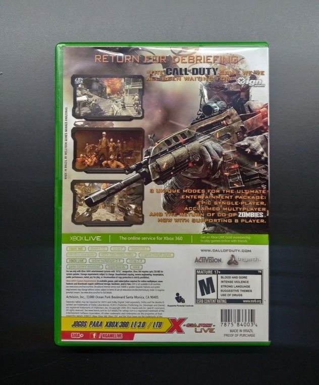 Miniatura: Call of duty B.O 2 - Dublado - Repro Xbox 360 Lt 3.0 Ltu By XGAMELIVE