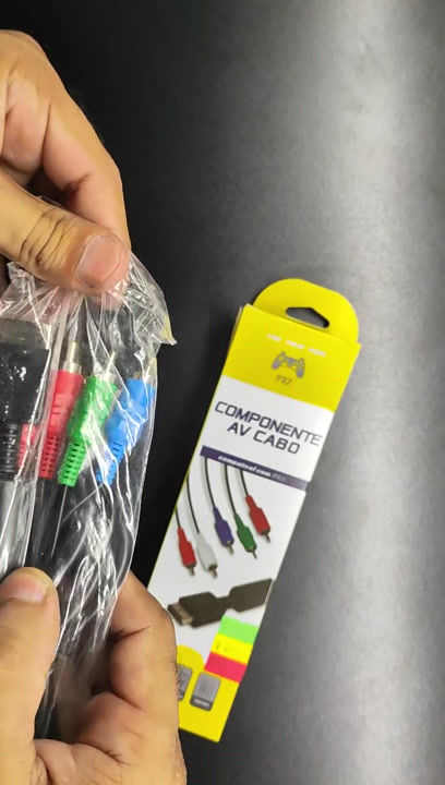 Miniatura: Cabo video componentes Playstation 3 - Ps3 Rca Audio e Video By XGAMELIVE