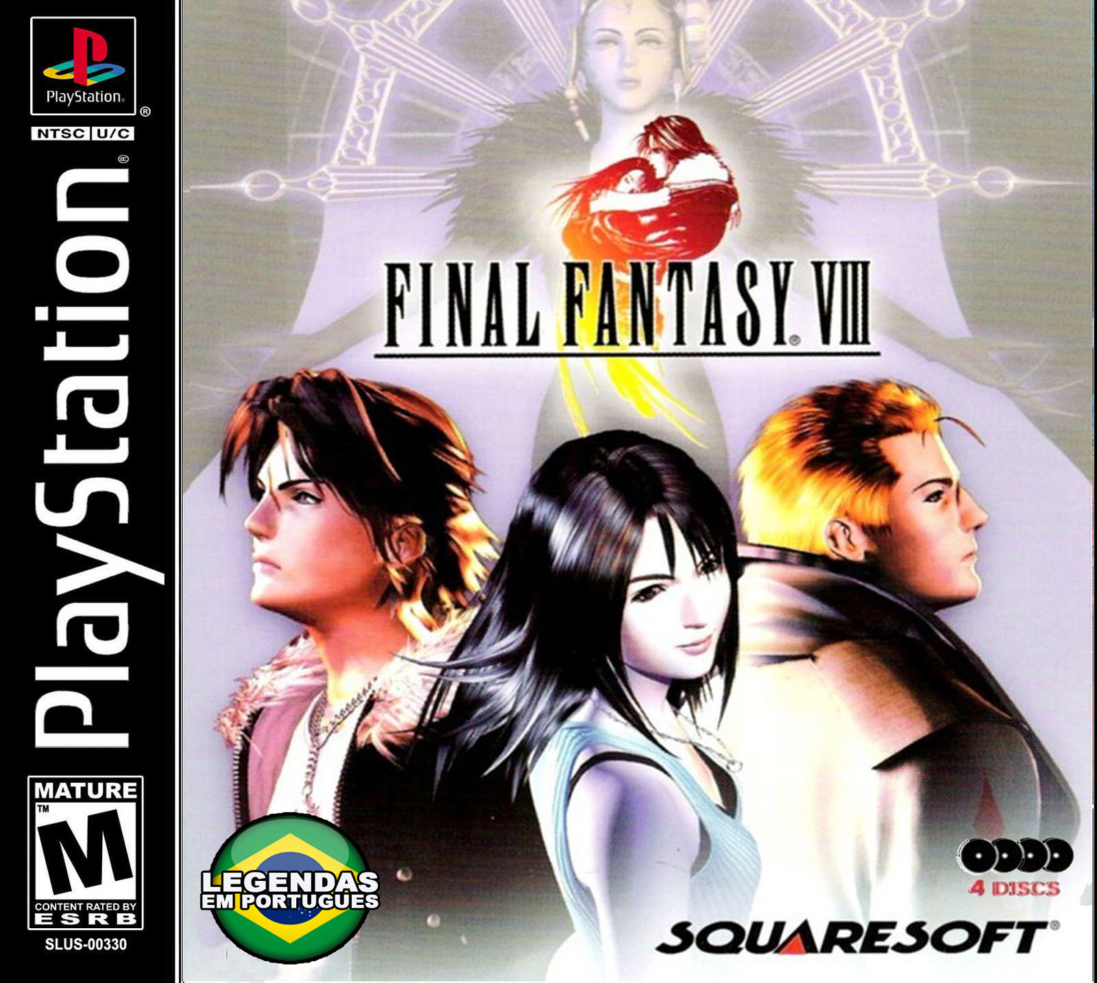 Final Fantasy 8 - PT-BR Repro Playstation 1 - Ps1 By XGAMELIVE