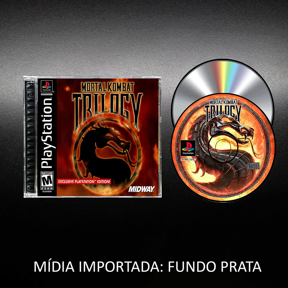 Miniatura: Mortal Kombat Trilogy MK -Mídia Preta - Repro Playstation 1 PSX PS1 By XGAMELIVE