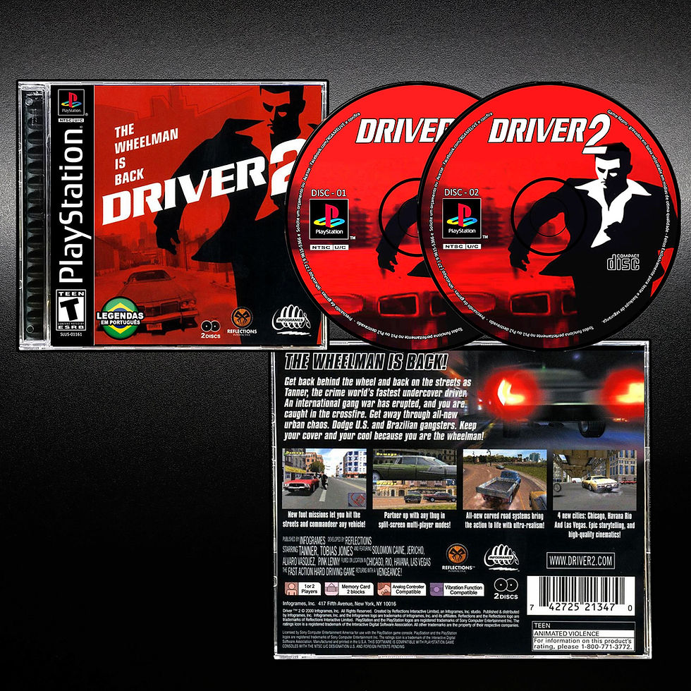 Miniatura: Driver 2 - Mídia Preta - Repro Playstation 1 PSX PS1 By XGAMELIVE
