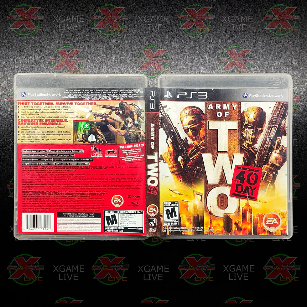 Miniatura: Army of two 40 day - PS3 DVD Original By XGAMELIVE