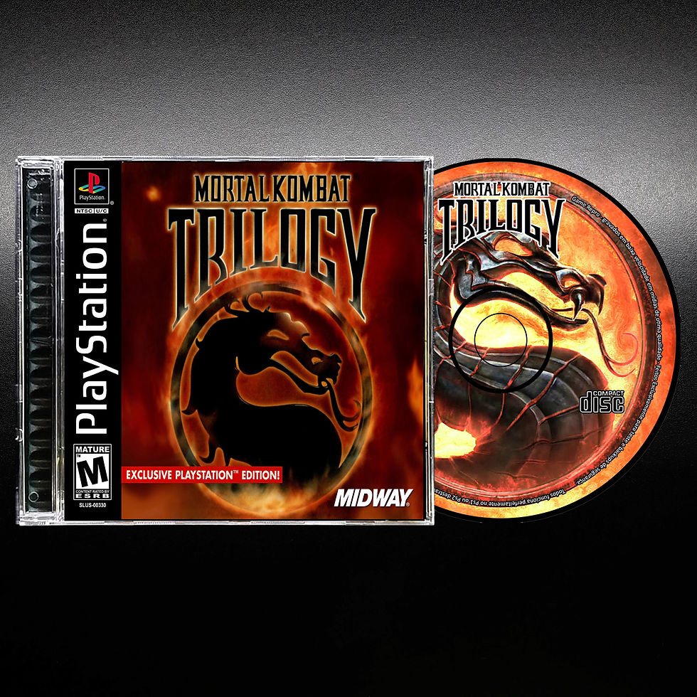 Miniatura: Mortal Kombat Trilogy MK -Mídia Preta - Repro Playstation 1 PSX PS1 By XGAMELIVE