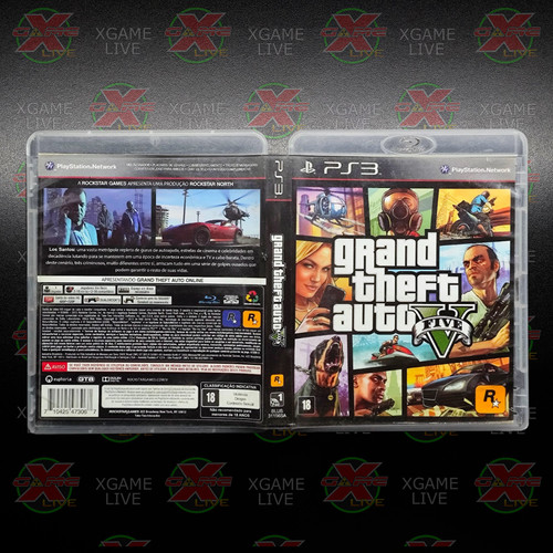 GTA V - PS3 DVD Original By XGAMELIVE | XGAMELIVE