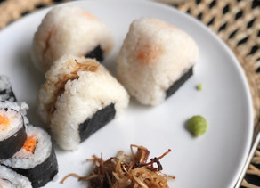Onigiri, boulettes de riz japonaises - Vegan