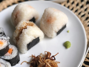 Onigiri, boulettes de riz japonaises - Vegan