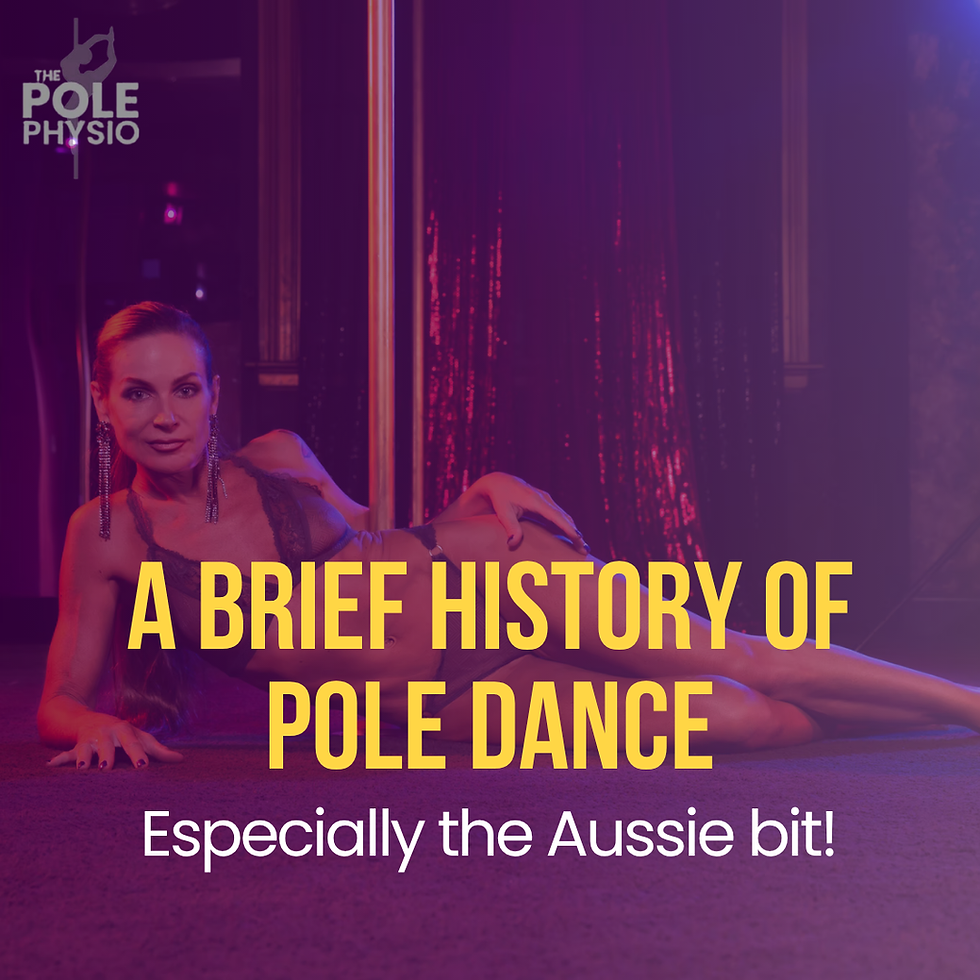✨ A Brief (and Sparkly) History of Pole Dance - Especially the Aussie Bit