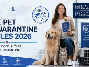 UK Pet Quarantine Rules 2026: When Dogs & Cats Need Quarantine (Full Guide)